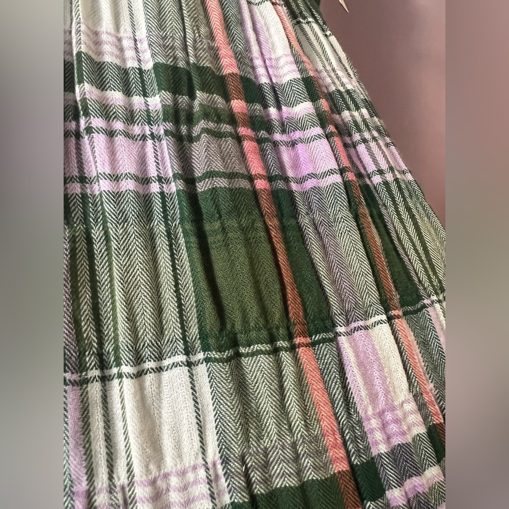 ✨Anthropologie Pilcro✨ Flutter Sleeve Tiered Dress - Picture 9 of 14